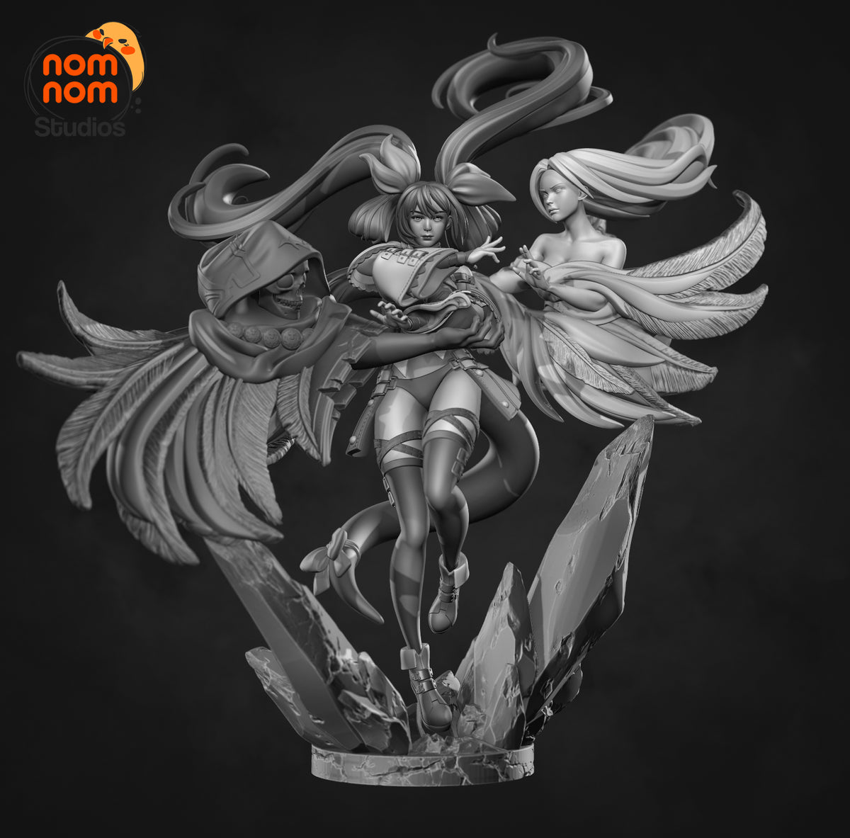 Dizzy from Guilty Gear Figure Unpainted Resin Statue Garage Kit Kaiju