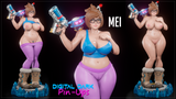 Mei and Snowball (Overwatch) Pin-up Garage Kit