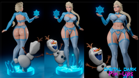 Elsa Frozen Pin-up Garage Kit