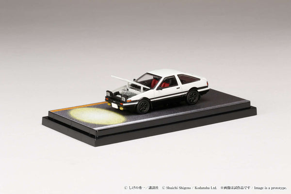 1/64 Toyota SPRINTER TRUENO GT APEX (AE86) / Initial D Engine Equipped Model VS Kyoichi Sudo