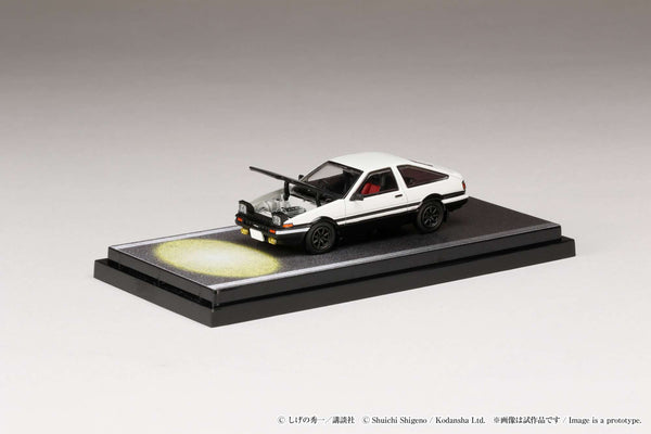 1/64 Toyota SPRINTER TRUENO GT APEX (AE86) / Initial D Engine Equipped Model VS Tomoyuki Tachi