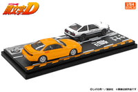 1/64 Initial D Set Vol.19 Kenta Nakamura Silvia (S14) & Takumi Fujiwara Trueno (AE86)