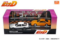 1/64 Initial D Set Vol.19 Kenta Nakamura Silvia (S14) & Takumi Fujiwara Trueno (AE86)