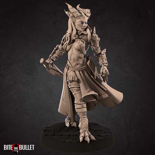 Lilith, the Double-Edged 3D Printed Miniature 32mm