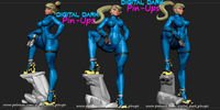 Samus Alien Fighter Modern Pin-ups Garage Kit