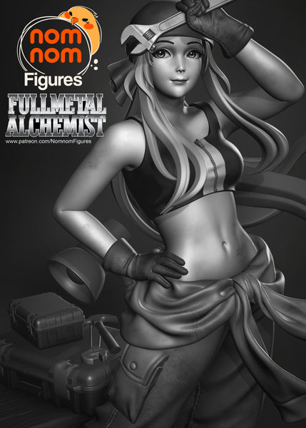 Winry Rockbell Fullmetal Alchemist Statue Figure