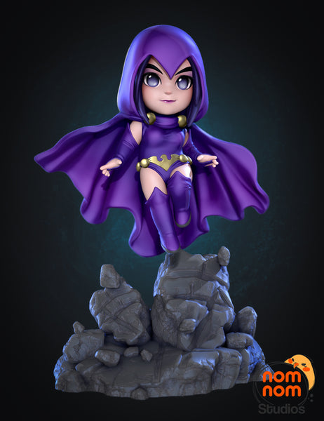 Chibi Raven Teen Titans Statue Figure