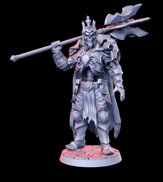 Okharon (undead warrior king) Lord of Destruction 3D Printed Miniature