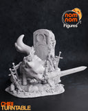 Chibi Great Grey Wolf Sif - Dark Souls Garage Kit