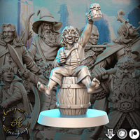 Pip Hobbit LOTR 3D Printed Miniature 32mm Miniature, Warhammer, D&D