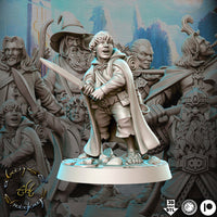 Samyi Hobbit LOTR 3D Printed Miniature 32mm Miniature, Warhammer, D&D