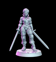 Daena The Witcher 3D Printed Miniature 32mm Miniature, Warhammer, D&D Star Wars Legion