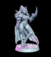 Elena The Witcher 3D Printed Miniature 32mm Miniature, Warhammer, D&D Star Wars Legion
